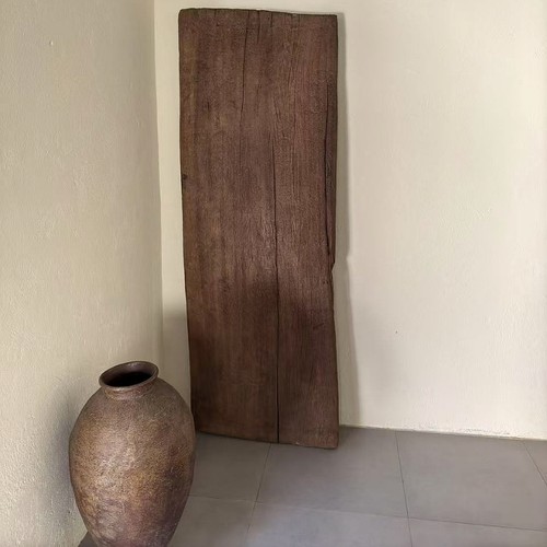 古旧风化木红木独板老板子侘寂风空间装饰板古董古玩老红木25114