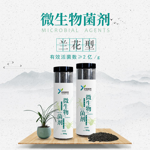 兰花专用肥叶虹时光微生物菌剂兰花肥料建兰墨兰蝴蝶兰兰科通用肥