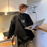 360g重磅摇粒绒2023字母情侣加绒半高领卫衣A025-W916-P50控68，男装卫衣，电商A025