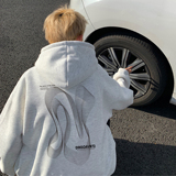 重磅2025冬装字母加绒连帽卫衣外套潮 A025-W657-P50 加绒60 控68,女装短外套,电商A025,