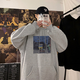 系列款~2026秋冬潮牌宽松连帽卫衣大码外套A025-W115-P55控75，女装短外套，电商A025