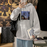 系列款~2026秋冬潮牌宽松连帽卫衣大码外套A025-W115-P55控75，女装短外套，电商A025