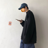2026春装热卖款小标宽松大码半高领卫衣A025-W955-P58控68，男装卫衣，电商A025