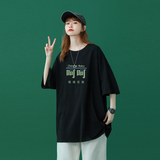 2026夏ins港风圆领短袖T恤小众蓝色情侣中性A025-T7316-P25控38，男装T恤，电商A025
