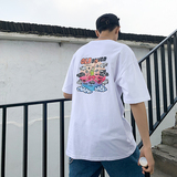 2026夏装新款动漫龟仙人篮球印花圆领短袖T恤A025-T702-P30控39，男装T恤，电商A025