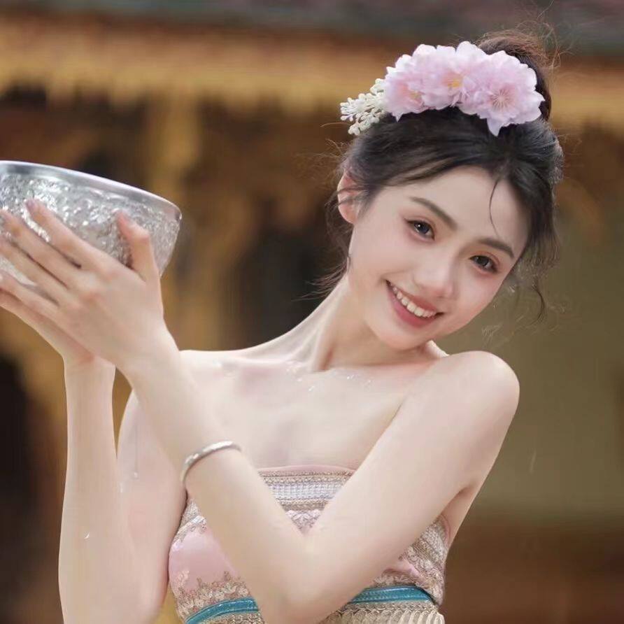 泼水节傣族头饰头花发饰成人儿童舞蹈表演配饰影楼拍照民族风仿真