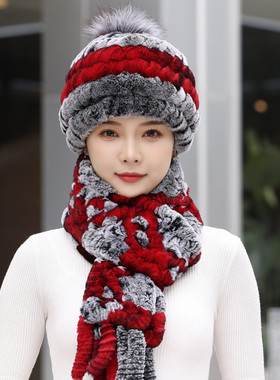 女秋冬保暖时尚韩版百搭皮草帽子