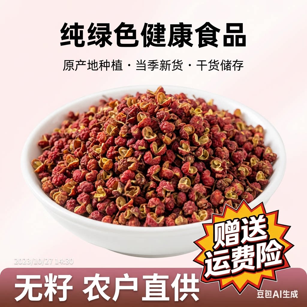 山西新鲜花椒 大红袍特香特麻 农户原货直销 土特产