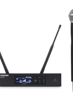 Shure/舒尔 QLXD4真分集一拖一无线话筒舞台专用专业演出无线麦克
