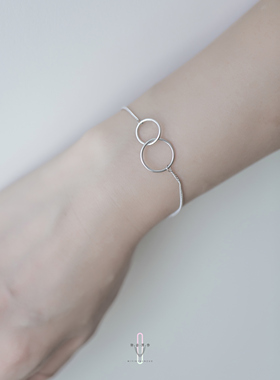 弥音原作 并生手链925纯银手链装饰手饰高级情人节送礼物轻奢精致