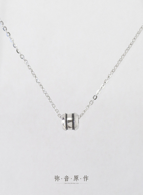弥音原作S925纯银十字链女锁骨链
