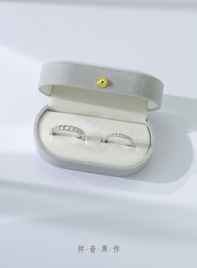 弥音原作情侣纯银对戒