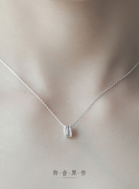 弥音原作S925纯银女锁骨链