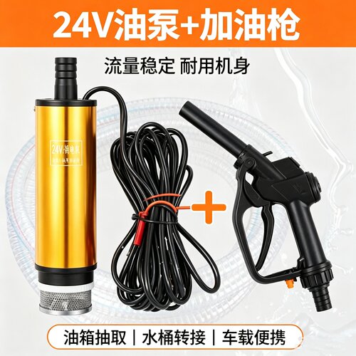 直流抽水泵浇水浇菜12v24v48v60v农用船用电动抽水机电瓶车抽水器