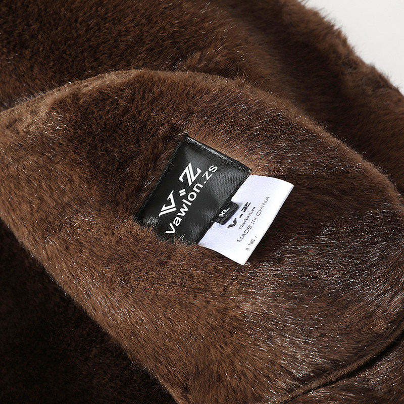 日系白底25年冬季新款皮毛一体加绒加厚夹克外套D209A-PT111-P330,男装夹克,电商D209A