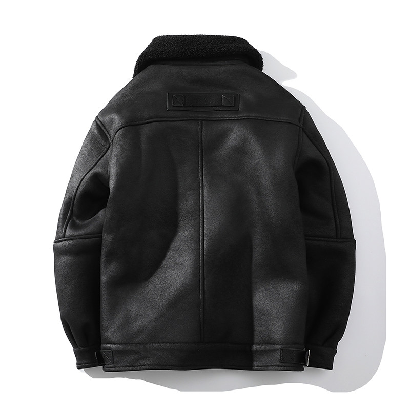 日系白底25年冬季新款皮毛一体加绒夹克男外套D209A-PT578A-P255,男装夹克,电商D209A