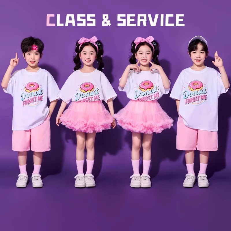 六一儿童啦啦队演出服学生运动会