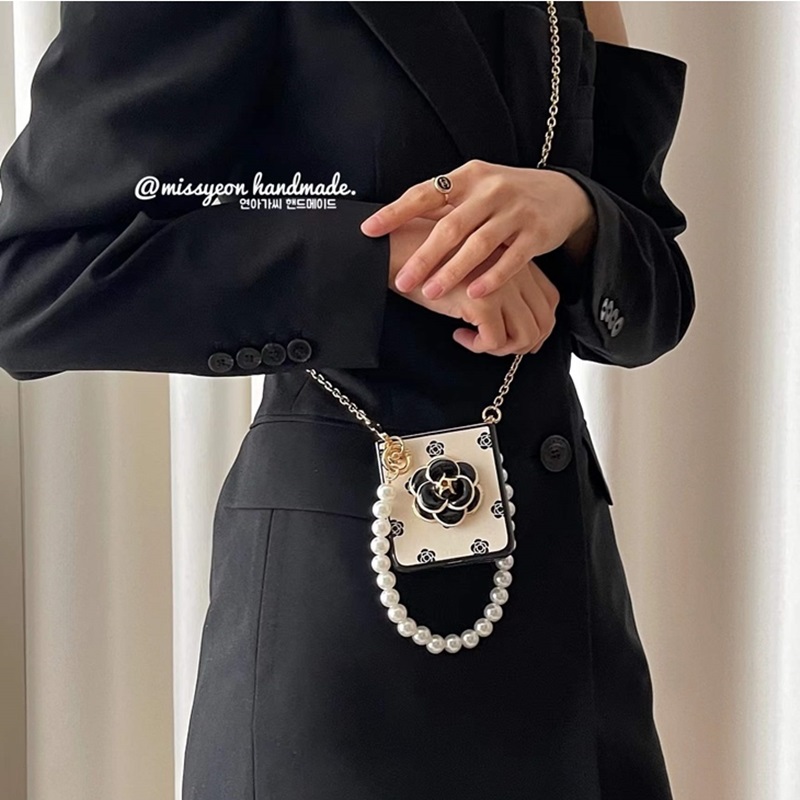 华为p60pocket珍珠链条斜跨