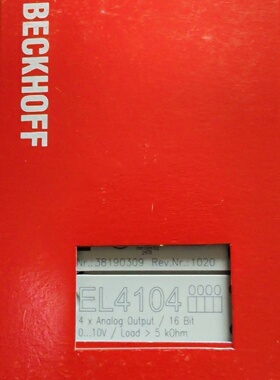 询价EL4104倍福EL4104BECKHOFF顺丰发货