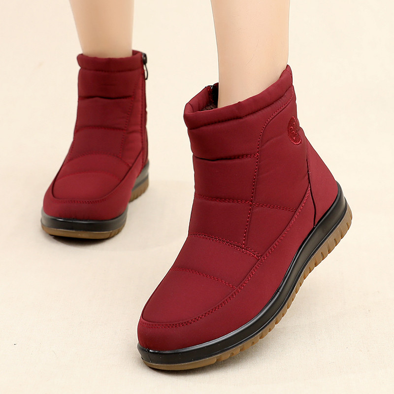 妈妈雪地靴冬季加绒保暖棉鞋防滑