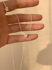 Серебряное ожерелье