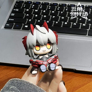 三角洲行动周边骇爪维什戴尔麦晓雯手办明日方舟Q版麦小鼠手办