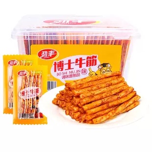 劲丰博士牛筋辣条儿时怀旧面筋双仔素牛筋豆筋小零食休闲食品小