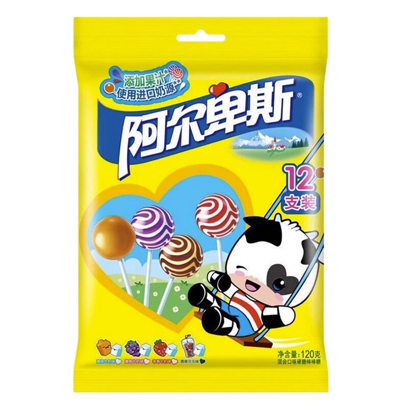 阿尔卑斯棒棒糖混合口味12支*1袋怎么看?