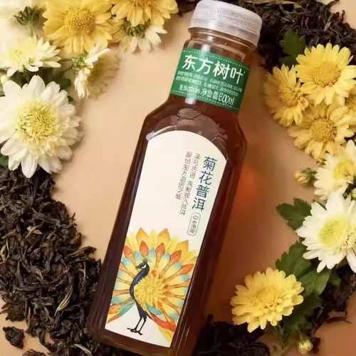 农夫山泉 东方树叶500ml茉莉花乌龙茶菊花普洱茶新品限量上市