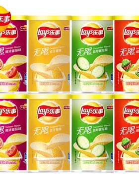 乐事薯片40g桶装年货零食大礼包一箱原味休闲食品小吃膨化