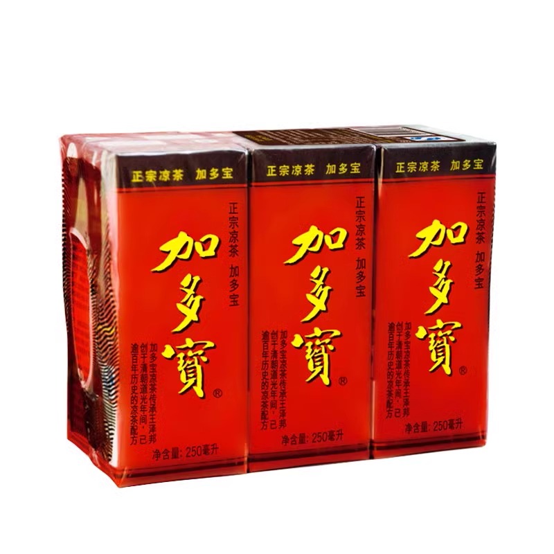 加多宝凉茶盒装250mlX6盒饮品