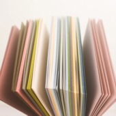 订书写 Ruila 彩色内页活页手帐内芯118克空白法文无孔无装 a6a7m5