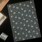 茶杯头 A4胶片磨砂胶片手帐分隔页可DIY手账配件