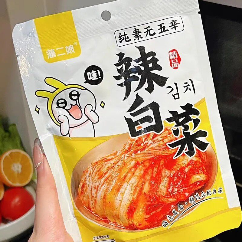 纯素长白山风味辣白菜 无五辛荤腥斋佛 韩国式朝鲜族泡面下饭泡菜