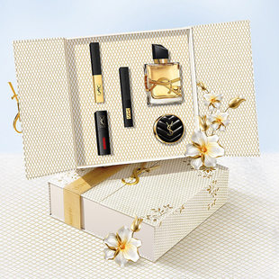 法国大牌YS口红套装礼盒送女朋友情人节礼物生日女生唇釉散粉香水