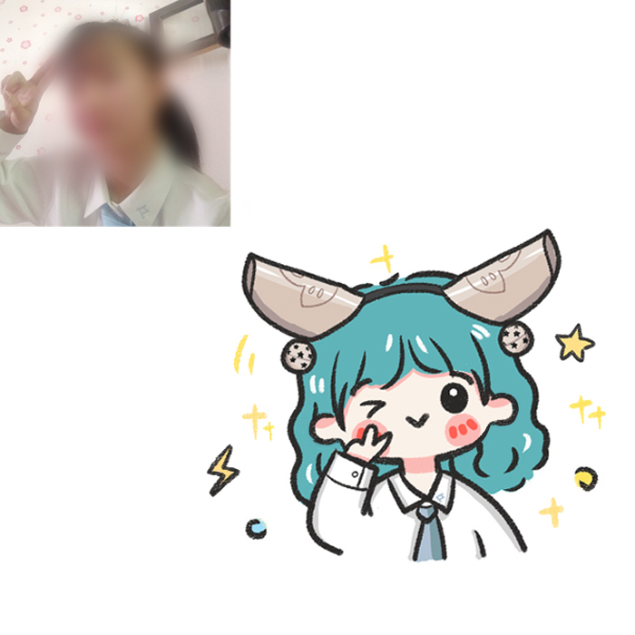 q版手绘头像 画师约稿头像 闺蜜头像 画头像 简笔画头像 情侣头像