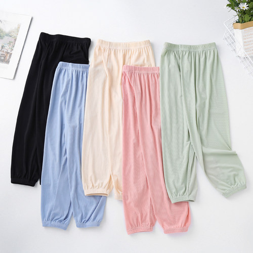 儿童冰丝防蚊裤夏季薄款灯笼裤