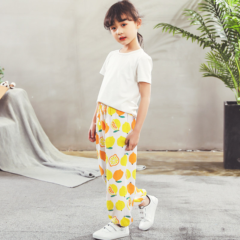 女童防蚊裤灯笼裤小女孩夏季家居裤女宝宝空调睡裤棉绸薄款沙滩裤|ruв категории Детская одежда, брюки - от Buy2taobao.com для оказания профессиональной услуги покупки агента Taobao