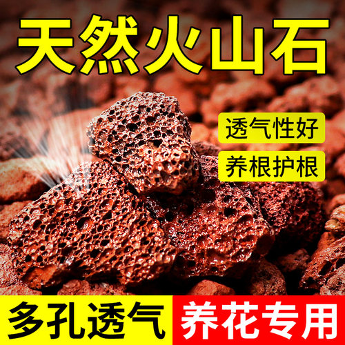 火山石颗粒天然火山石大块兰花专用鱼缸滤材铺面拌土透气盆栽造景