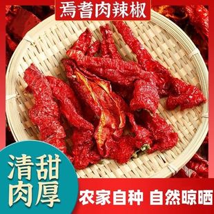 【新疆博湖肉椒】新疆焉耆辣皮子猪大肠辣皮子 干辣椒大盘鸡