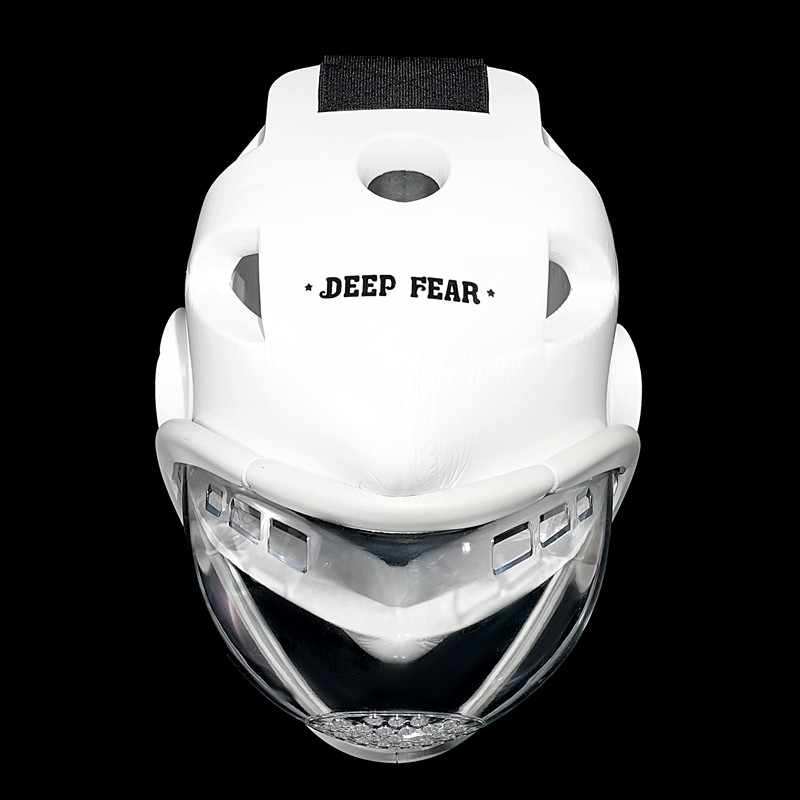 DEEP FEAR拳击护头面罩全封闭护头防雾耐冲击拳击MMA护头防护头部