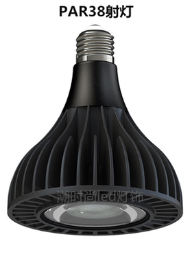 调光PAR38射灯COB压铸铝帕灯商场酒店导轨射灯灯泡led灯杯85-265v