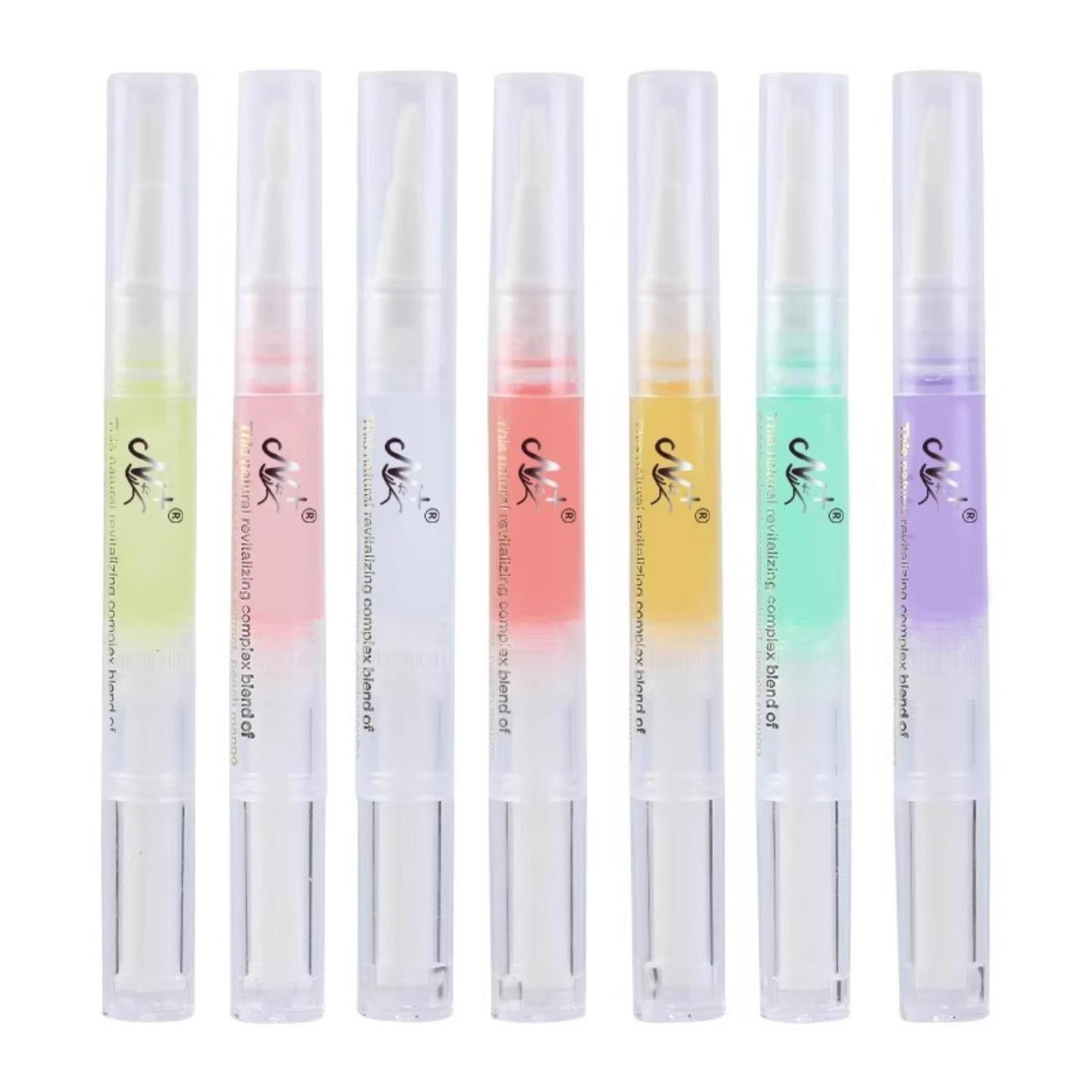 水蜜桃指甲指缘油笔防倒刺修护