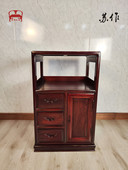 丹邦苏作红木酸枝木茶水柜客厅边柜实木抽屉餐边柜储物玄关柜