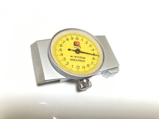 广陆带表卡尺闭式金属壳 仿三丰表头精度0.01 0.02指示表  表头