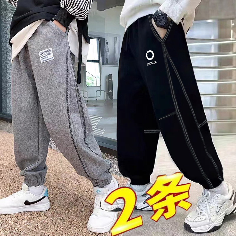 大童秋季胖男孩休闲运动裤