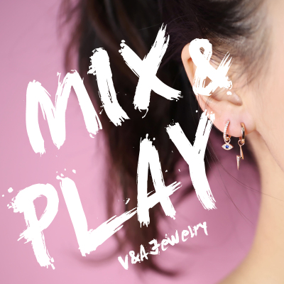 VA 新品Huggie Mix n Play 近百种组合 耳环套装 玩到飞起