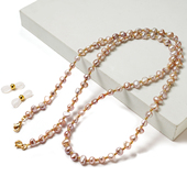 时尚 复古网红巴洛克天然淡水珍珠眼镜链眼镜挂链耳机口罩挂绳多用