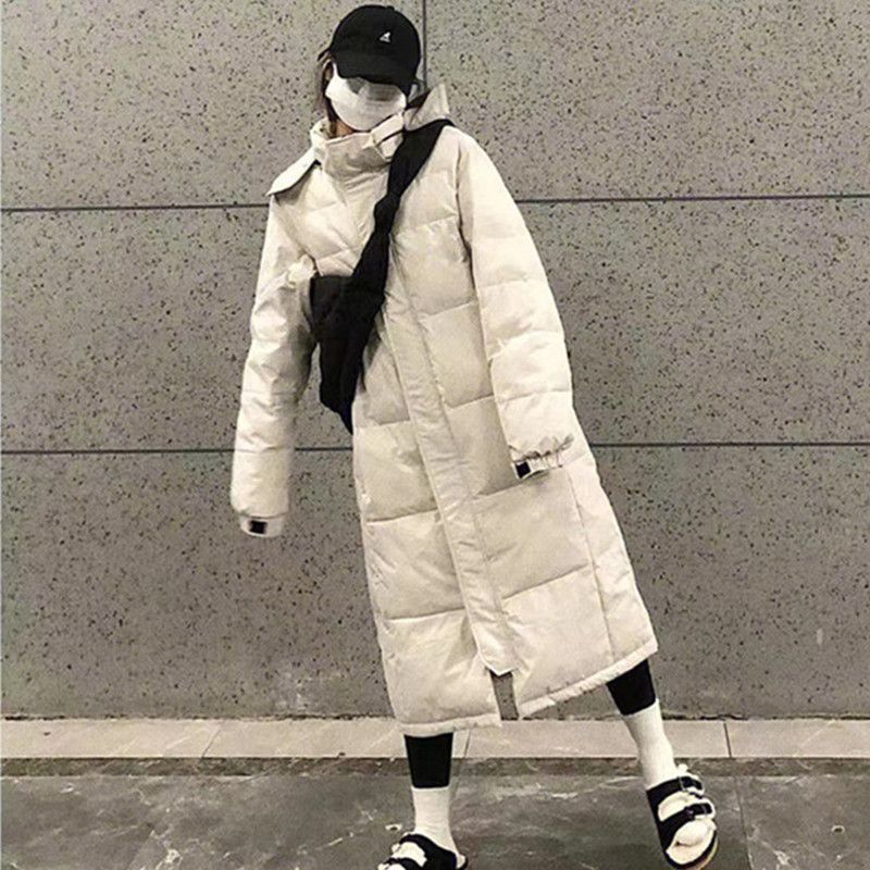 2025年新款超长款过膝加厚棉衣男女羽绒服女大码宽松冬季中戏外套