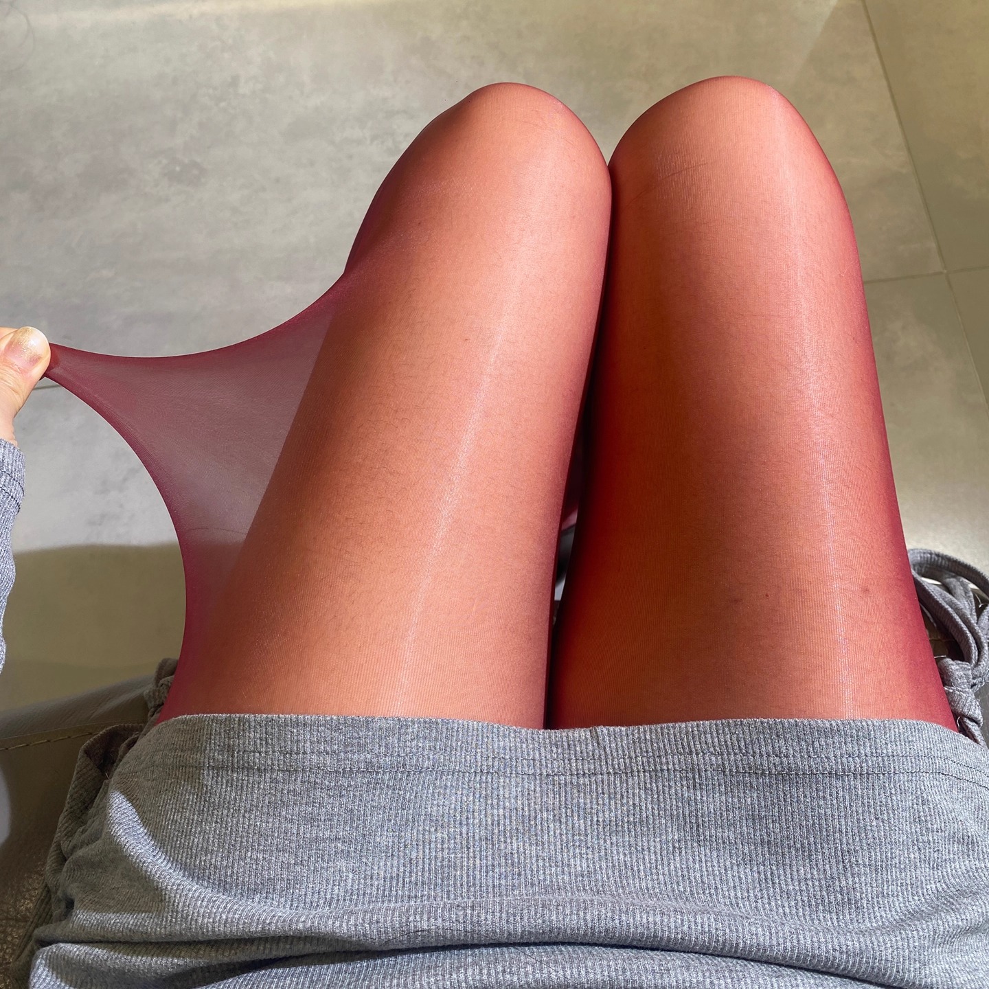 网纱腰车厘子果冻无缝丝袜女性感极光油亮超薄开档连裤袜男士JJ套